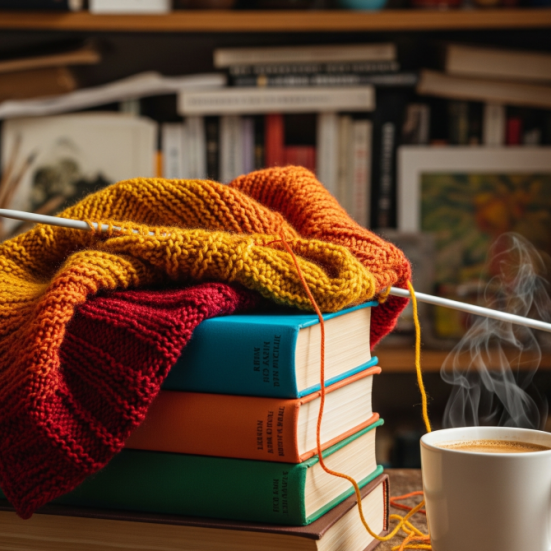 Højtlæsning og håndarbejde