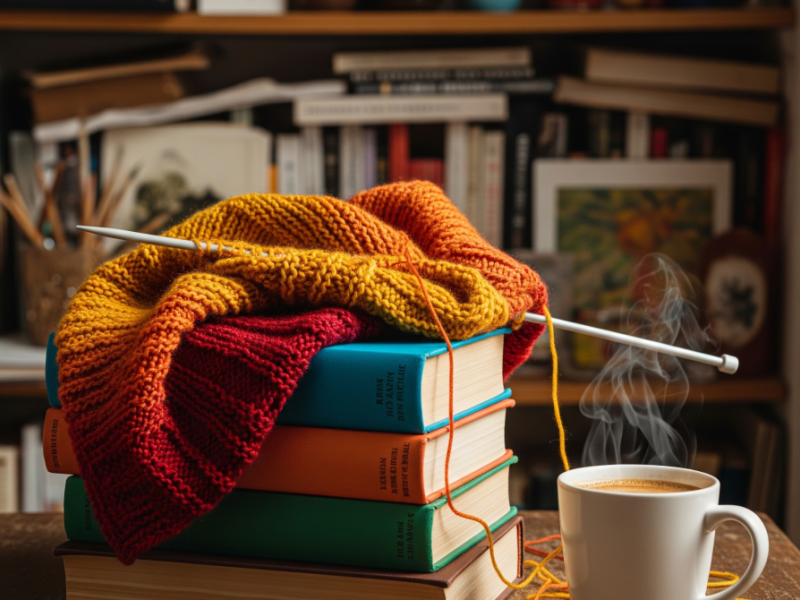 Højtlæsning og håndarbejde