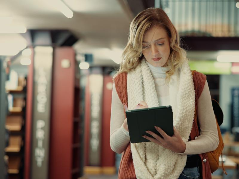 Apps til biblioteket. Foto: Colourbox